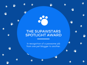 Prêmio Supawstars Pet Blogger Spotlight!  (01/2018)